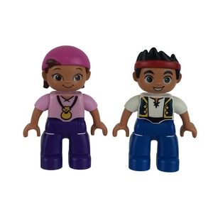 Lego Duplo Disney Jake and the Neverland Pirates‎ Izzy & Jake Figures
